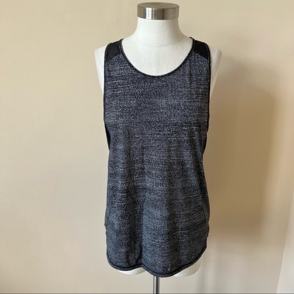 Lululemon patterned mesh back racerback athletic tank sleeveless 5472 - Picture 3 of 6